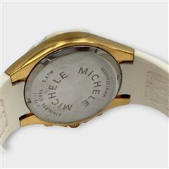 Michele Tahitian Jelly Bean White Steel Ladies Watch MWW12F000008